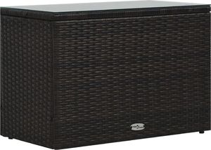 vidaXL 5 częściowy zestaw mebli do ogrodu, poduszki, rattan PE, brązowy (47812) 5