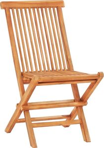 vidaXL 3 częściowy składany zestaw mebli bistro, lite drewno tekowe (48997) 6