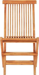 vidaXL 3 częściowy składany zestaw mebli bistro, lite drewno tekowe (48997) 7