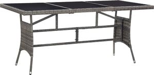 vidaXL 9 częściowy zestaw mebli ogrodowych z poduszkami, polirattan, szary (46401) 2