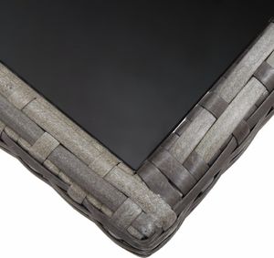 vidaXL 9 częściowy zestaw mebli ogrodowych z poduszkami, polirattan, szary (46401) 5