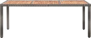 vidaXL 9 częściowy zestaw mebli ogrodowych z poduszkami, polirattan, szary (46041) 5