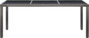 vidaXL 9 częściowy zestaw mebli ogrodowych z polirattanu, szary (45992) 3