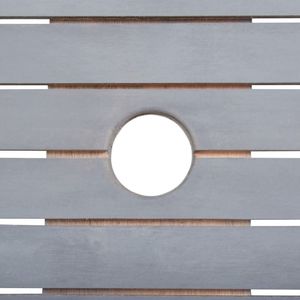 vidaXL 9 częściowy zestaw mebli ogrodowych, drewno akacjowe, szary (278924) 2