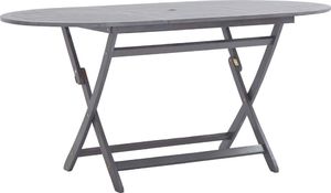 vidaXL 9 częściowy zestaw mebli ogrodowych, drewno akacjowe, szary (278924) 4