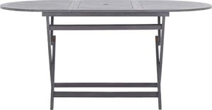 vidaXL 9 częściowy zestaw mebli ogrodowych, drewno akacjowe, szary (278924) 5