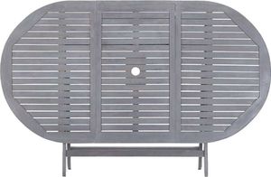 vidaXL 9 częściowy zestaw mebli ogrodowych, drewno akacjowe, szary (278924) 7