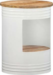 vidaXL Stolik kawowy, 43x55 cm, lite drewno mango 8