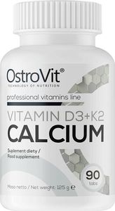 OstroVit OstroVit Vitamin D3 + K2 Calcium 90 tabl. 1
