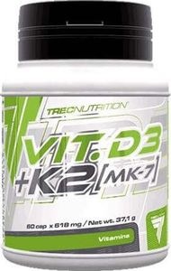 Trec Nutrition Trec Vitamin D3 + K2 (MK-7) 60 kaps. 1