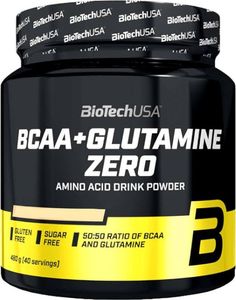 Bio Tech BioTech BCAA + Glutamine Zero 480g : Smak - ice tea brzoskwinia 1
