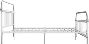 vidaXL Rama łóżka, biała, metalowa, 180 x 200 cm 4
