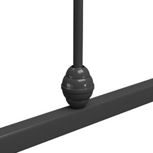 vidaXL Rama łóżka, szara, metalowa, 120 x 200 cm 5