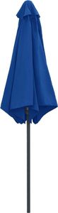vidaXL Parasol ogrodowy na słupku aluminiowym, 270x246 cm, lazurowy 5