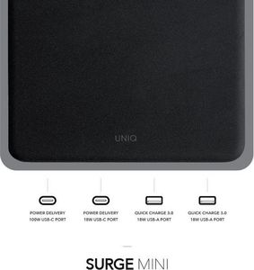 Ładowarka Uniq Surge MIni 2x USB-A 2x USB-C 3 A (60835-uniw) 4