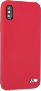 BMW Etui hardcase BMW BMHCPXMSILRE iPhone X /Xs czerwony/red Silicone M Collection 3