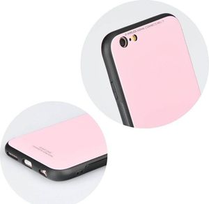 Etui Glass Huawei P40 Lite E różowy /pink 2