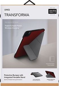Etui na tablet Uniq UNIQ etui Transforma Rigor iPad Pro 11" (2020) czerwony/coral red 4