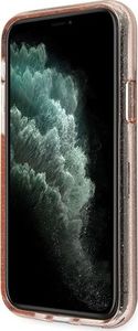 Guess Guess GUHCN65PCGLPI iPhone 11 Pro Max różowy/pink hard case Glitter 6