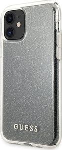 Guess Guess GUHCN61PCGLSI iPhone 11 srebrny/silver hard case Glitter 2