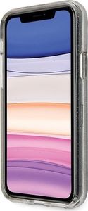 Guess Guess GUHCN61PCGLSI iPhone 11 srebrny/silver hard case Glitter 6