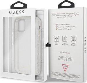 Guess Guess GUHCN61PCGLSI iPhone 11 srebrny/silver hard case Glitter 7