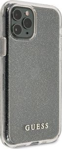 Guess Guess GUHCN58PCGLSI iPhone 11 Pro srebrny/silver hard case Glitter 5