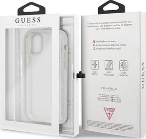 Guess Guess GUHCN58PCGLSI iPhone 11 Pro srebrny/silver hard case Glitter 7