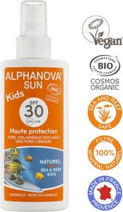 Alphanova Sun Kids Bio Spray Przeciwsłoneczny filtr 30 125g 1