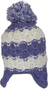 Brekka Czapka zimowa Brekka Wave Peru damska : Kolor - Fioletowy 2