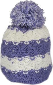 Brekka Czapka Wave Pon damska : Kolor - Fioletowy 2