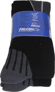 Falcon Skarpety Max Jr 2 Pack dziecięce : Kolor - Czarny, Rozmiar - M 2