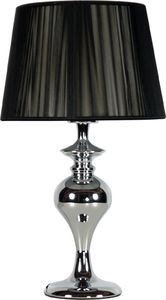 Lampa stołowa Candellux Lampka stołowa Candellux Gillenia 1x60W E14 czarna/chrom 41-21413 1