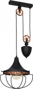 Lampa wisząca Aldex Danton nowoczesna czarny  (902G1/S) 1