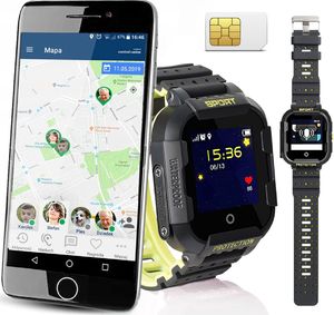 Smartwatch Calmean Sport Czarno-żółty 2