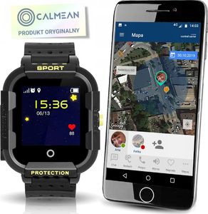 Smartwatch Calmean Sport Czarno-żółty 3