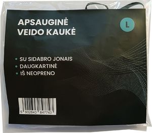 Maska Wielokrotnego Użytku Czarna 2