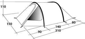 Namiot turystyczny Outwell Earth 2 2