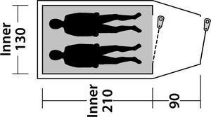 Namiot turystyczny Outwell Earth 2 3