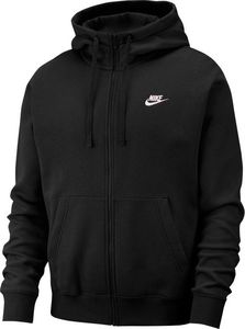 Nike Bluza męska Nsw Club Hoodie Fz czarna r. XL (BV2645-010) 1