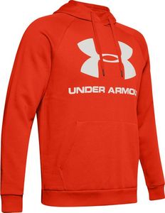 Under Armour Bluza męska Rival Fleece pomarańczowa r. L (1345628-856) 1