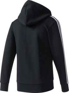 Adidas Bluza męska Essentials 3-Stripes Full-Zip Hoodie czarna r. XL (B47368) 2