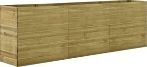 vidaXL VidaXL Donica ogrodowa, 300x50x97 cm, impregnowane drewno sosnowe 1