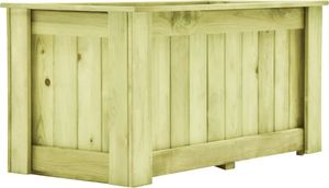vidaXL Skrzynka ogrodowa 100x50x50 cm, impregnowane drewno sosnowe 1