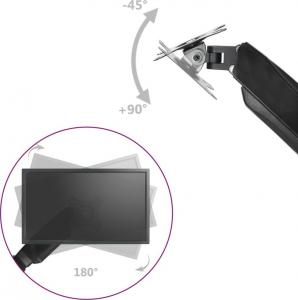 vidaXL Uchwyt biurkowy na monitor 13" - 27" (50553) 5