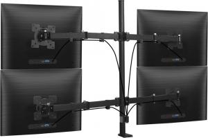 vidaXL Uchwyt biurkowy na 4 monitory 13" - 27" (51070) 2