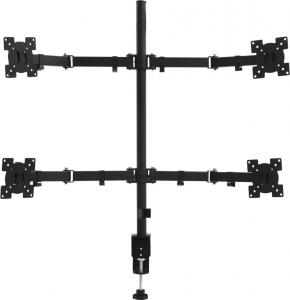 vidaXL Uchwyt biurkowy na 4 monitory 13" - 27" (51070) 3