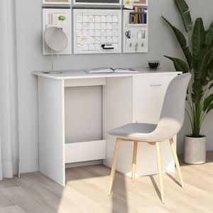 Biurko vidaXL 801080 Białe 100 cm x 50 cm 2