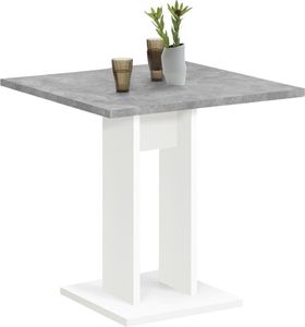 FMD FMD Stół jadalniany, 70 cm, betonowy szary i biały 1