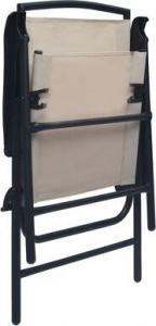 vidaXL Krzesła ogrodowe składane tworzywo textilene kremowe 2szt. 2